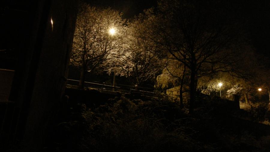 THS. Frostnatt nedanför Torn-Terrassen
