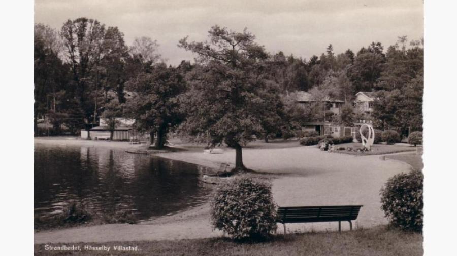 Hässelby Strandbad. Ganska lik idag